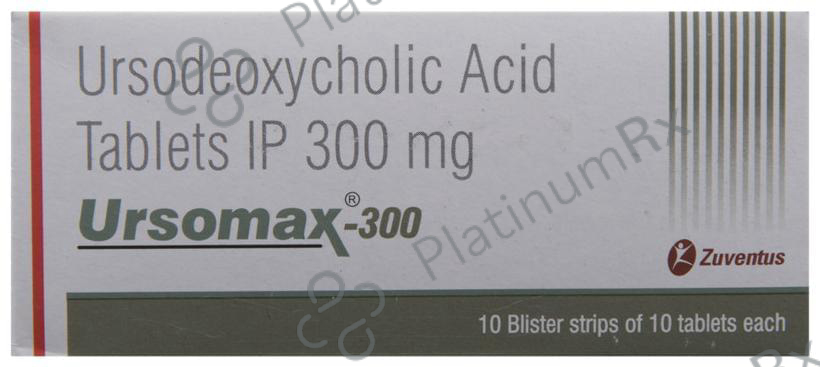 Ursomax 300mg Tablet 10s