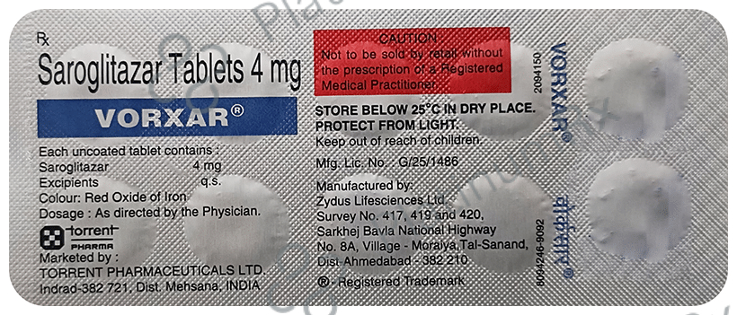 Vorxar 4mg Tablet 10s