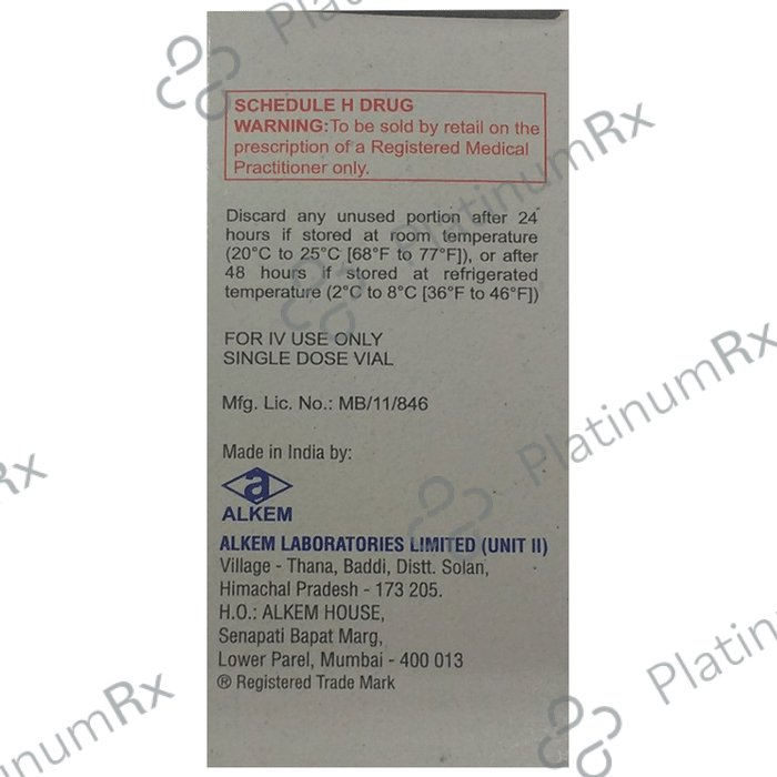 Pipzo 4000/500mg Injection 1s