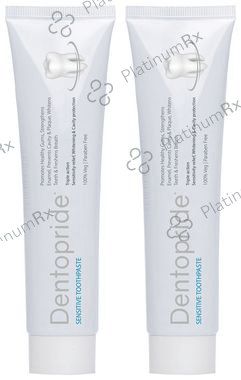 Dentopride Sensitive Toothpaste (100gm Each) 2 Tube