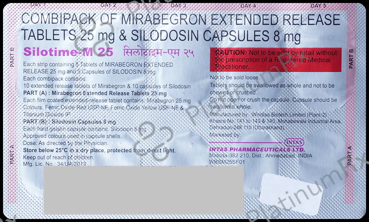 Silotime M 25/8mg Kit 1s