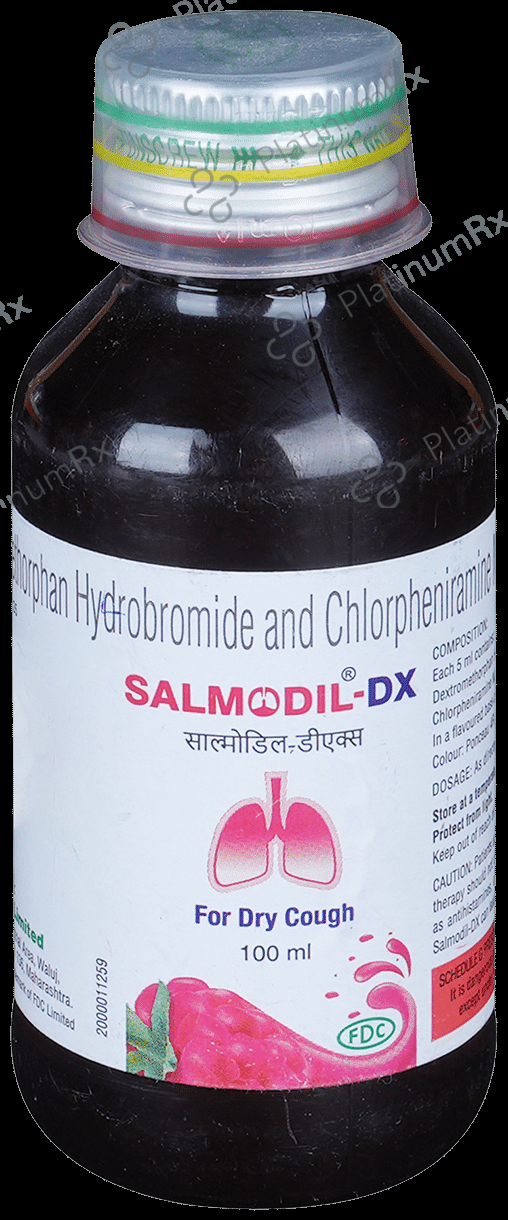 Salmodil DX 2/10mg Syrup 100ml