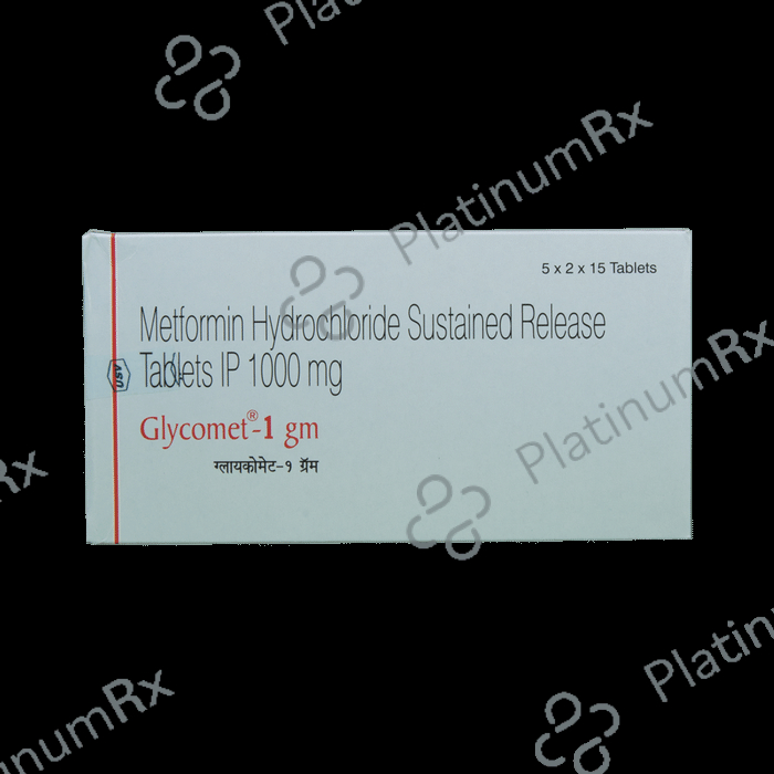 Glycomet SR 1mg Tablet 15s