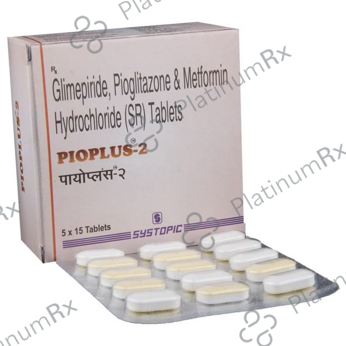 Pioplus 2 2/500/15mg Tablet SR 15s
