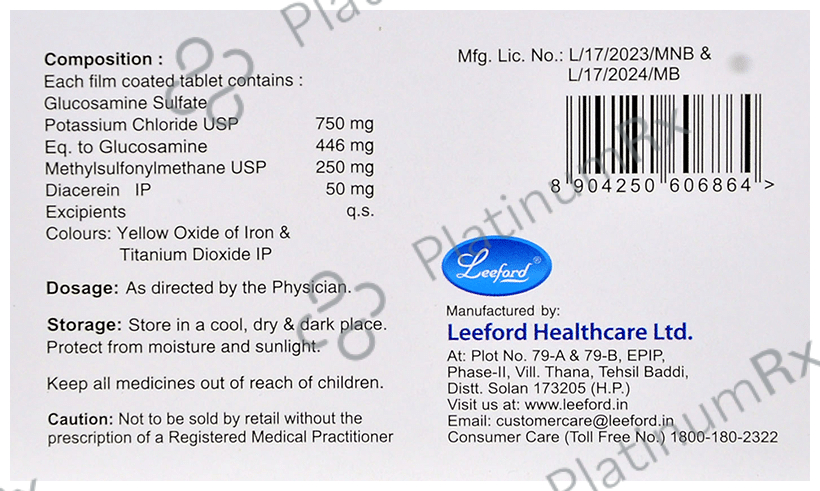 Glucozone 50/750/250mg Tablet 10s