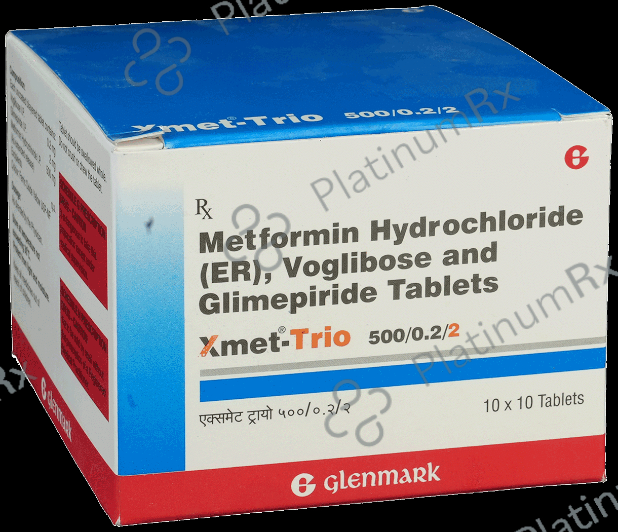 Xmet Trio 2/500/0.2mg Tablet ER 10s