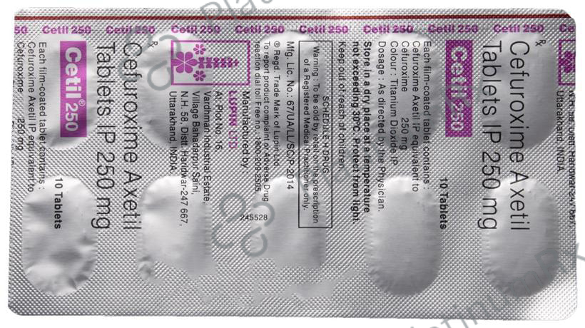 Cetil 250mg Tablet 10s