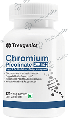 Trexgenics Chromium Picolinate 200mcg Veg Capsule