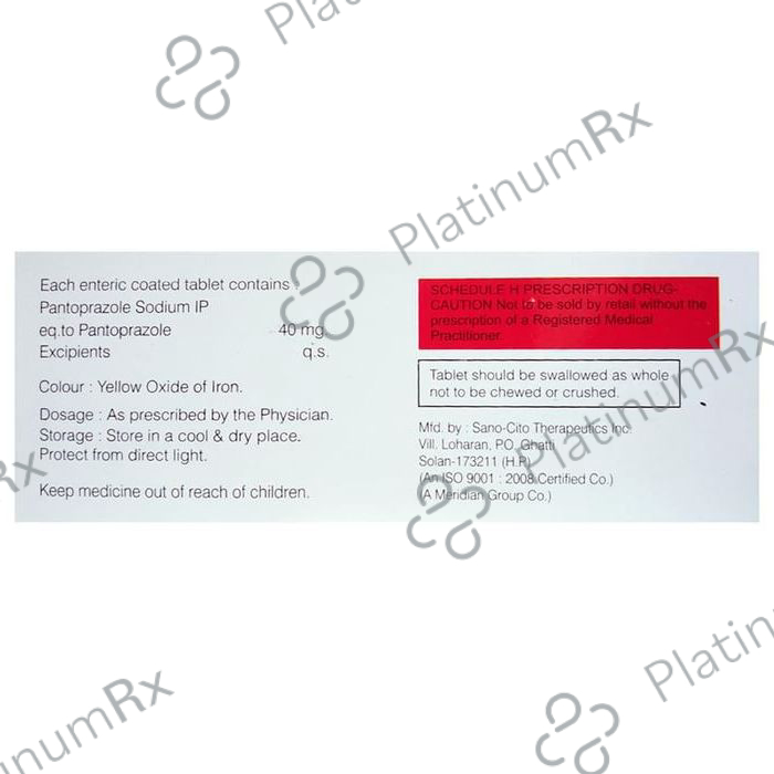 Panrem 40 Tablet 10 Tablet Akshita Remedies