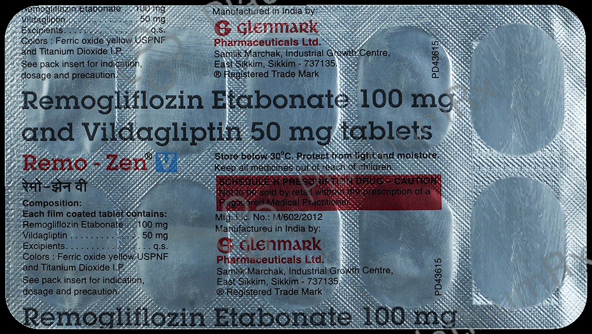 Remozen V 100/50mg Tablet 10s