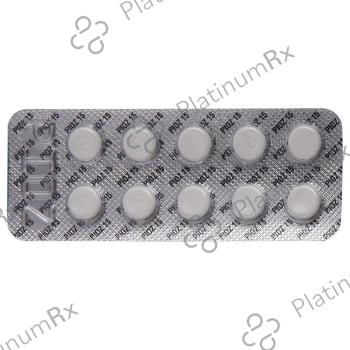Pioz 15mg Tablet 10s