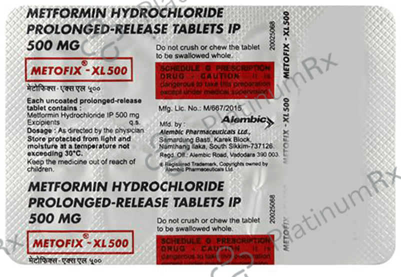 Metofix-XL 500 Tablet