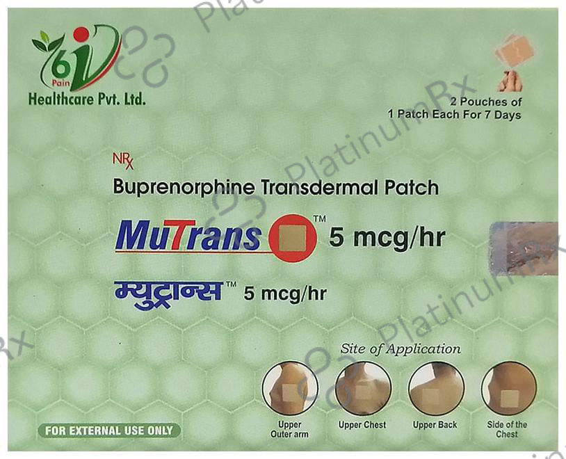 Mutrans 5mcg/hr Transdermal Patch