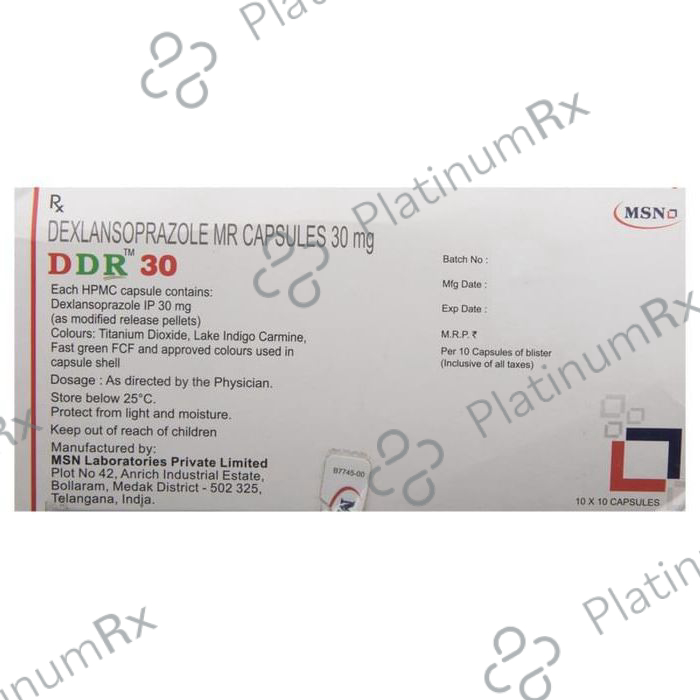 DDR 30mg Capsule MR 10s