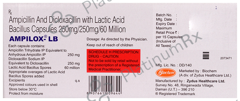 Ampilox-LB Capsule 15 Capsule