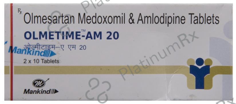 Olmetime AM 20 20/5mg Tablet 10s