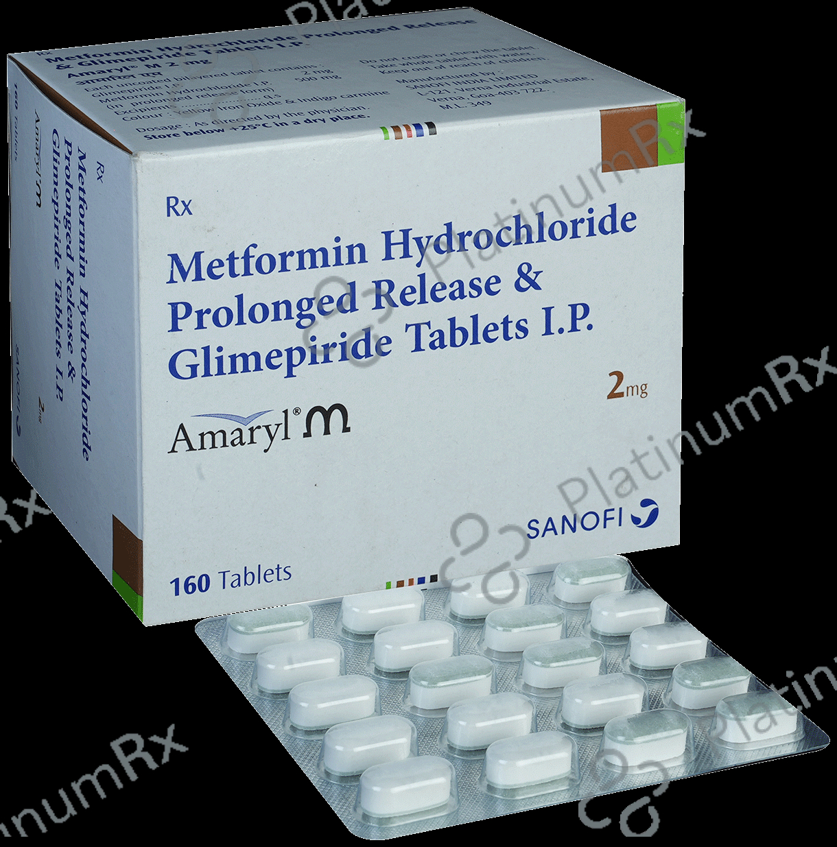 Amaryl M 2/500mg Tablet PR 20s