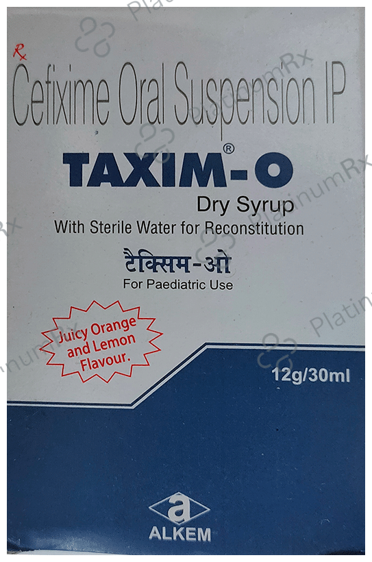 Taxim-O Dry Syrup Juicy Orange and Lemon 30 Oral Suspension