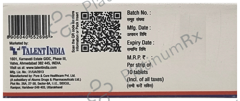 Sitalent 100mg Tablet