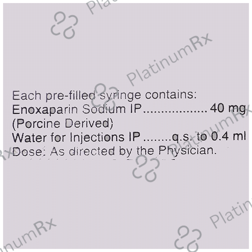 Loparin 40mg Injection 1s