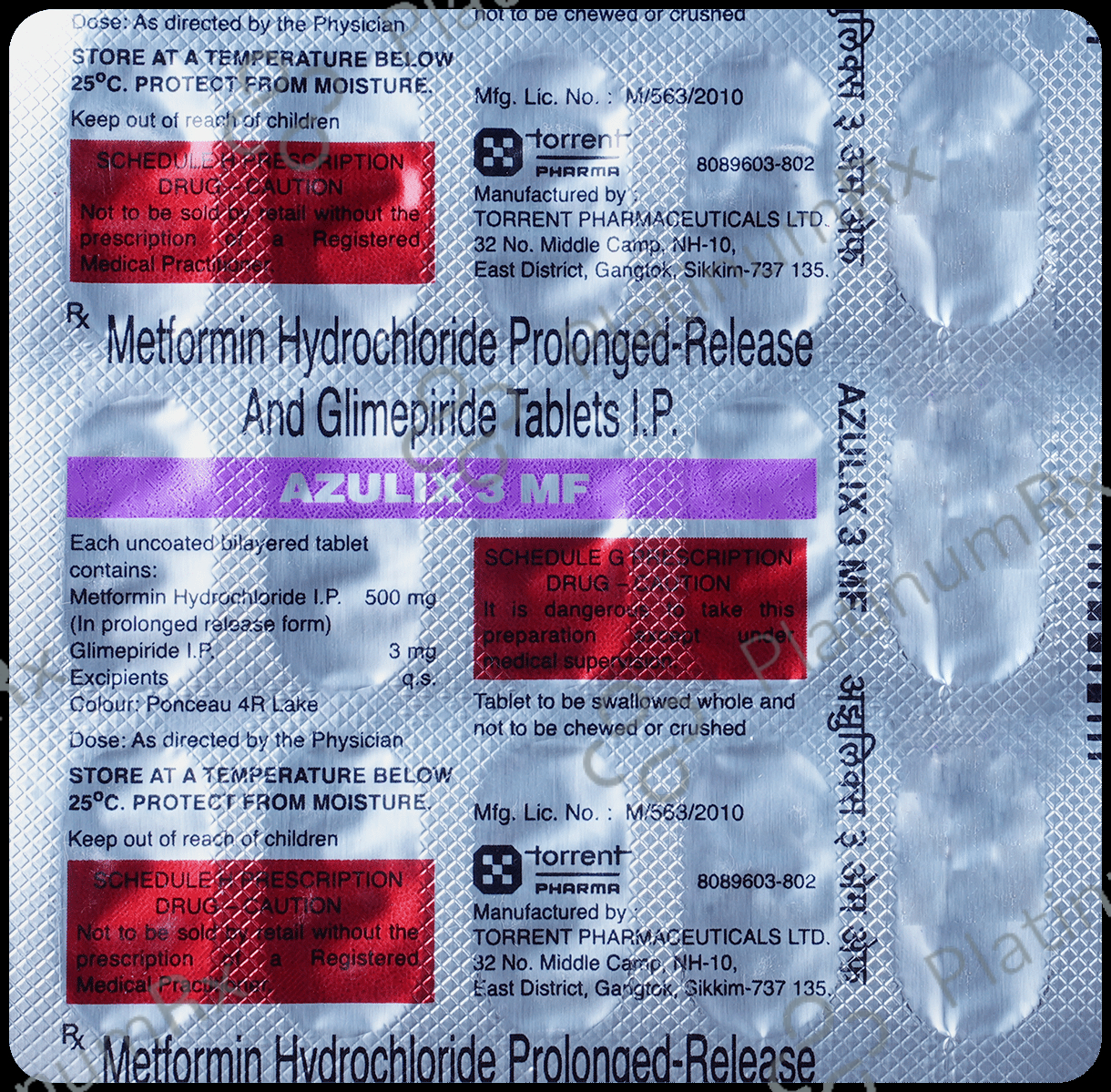 Azulix 3 MF 3/500mg Tablet PR 15s