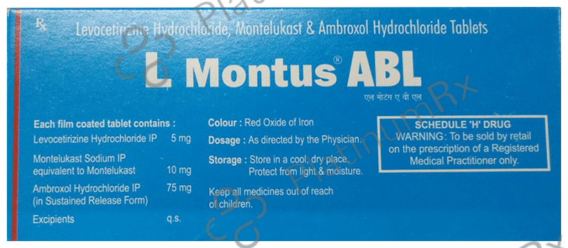 L Montus Abl 75/5/10mg Tablet SR 10s