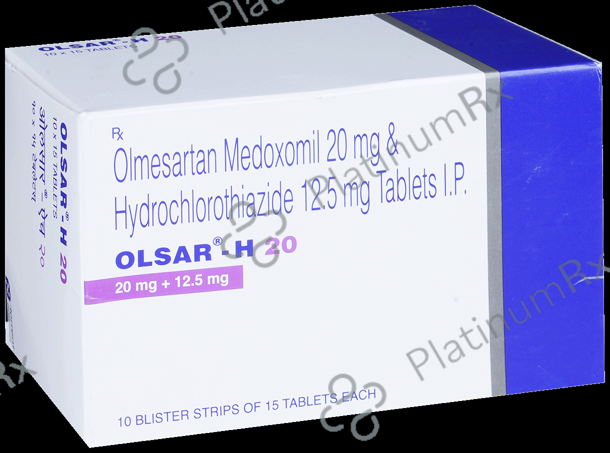 Olsar H 20/12.5mg Tablet 15s
