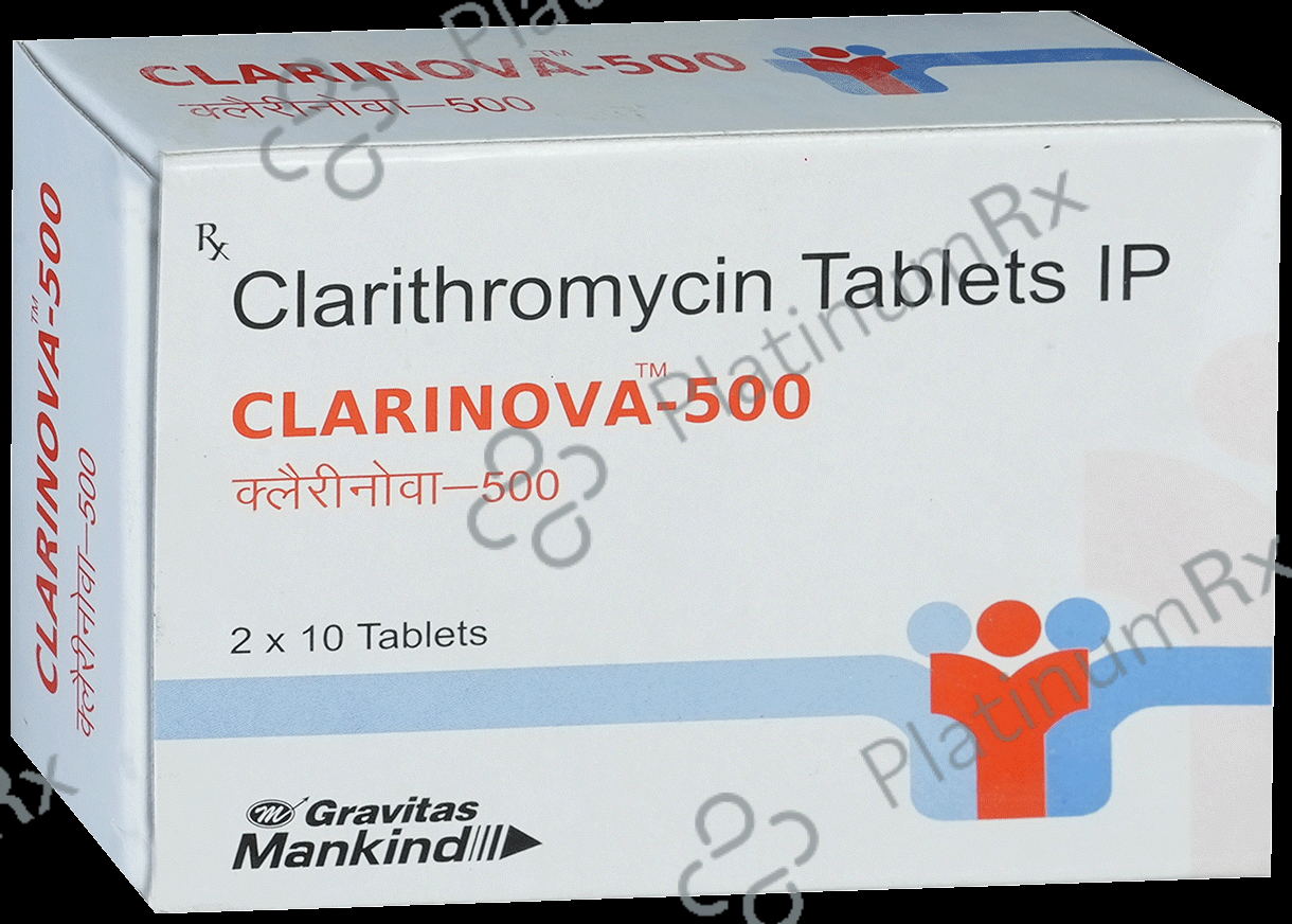 Clarinova 500mg Tablet 10s