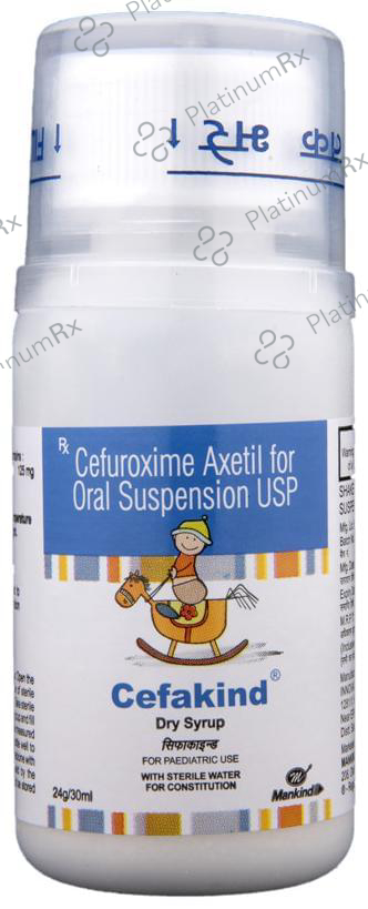 Cefakind 125mg Dry Syrup 30ml