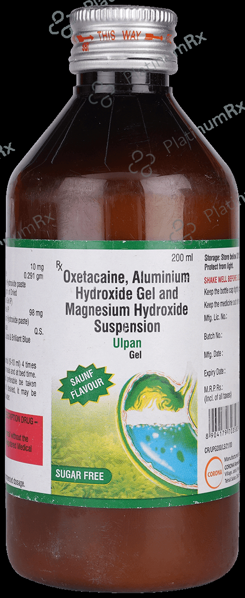 Ulpan Gel Saunf Sugar Free Suspension 200ml