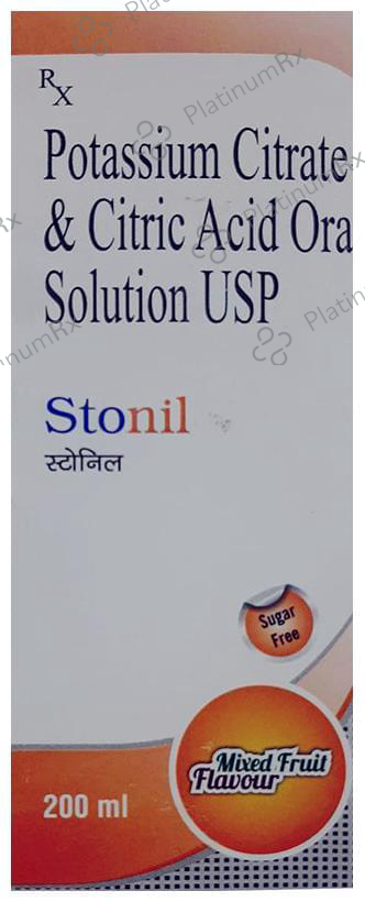 Stonil Oral Solution Mixed fruit flavour Sugar Free