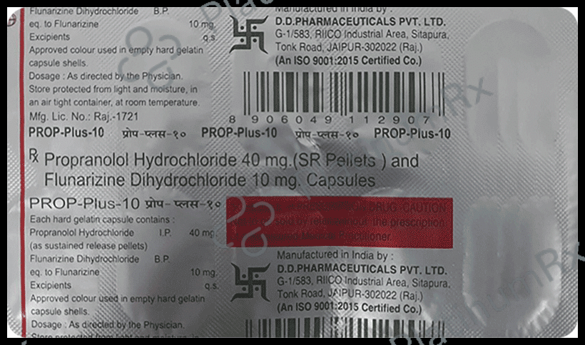 Prop Plus 40mg/10mg Tablet