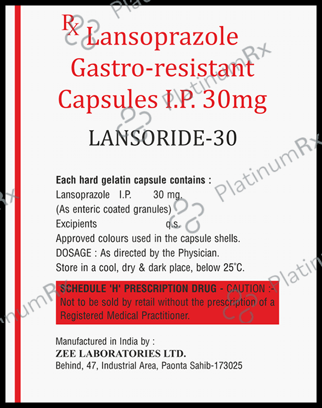 Lansoride 30 Capsule