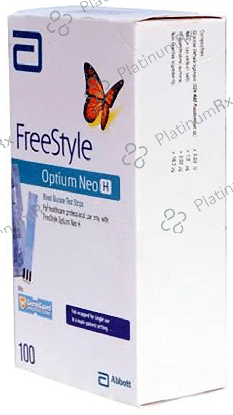 FreeStyle Optium Neo H Blood Glucose Test Strip (Only Strips)