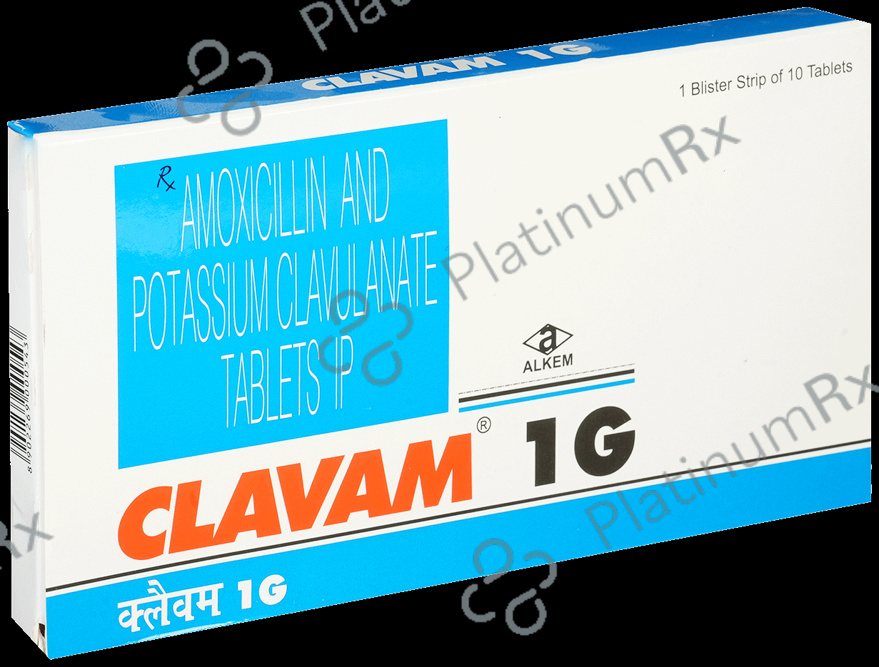 Clavam 1000mg Tablet 10s