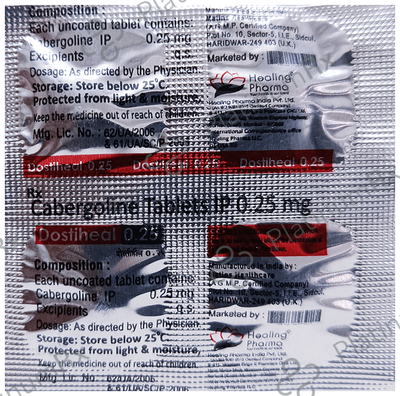 Dostiheal 0.25mg Tablet 4s