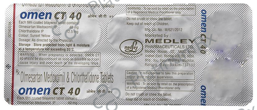 Omen CT 12.5/40mg Tablet 10s