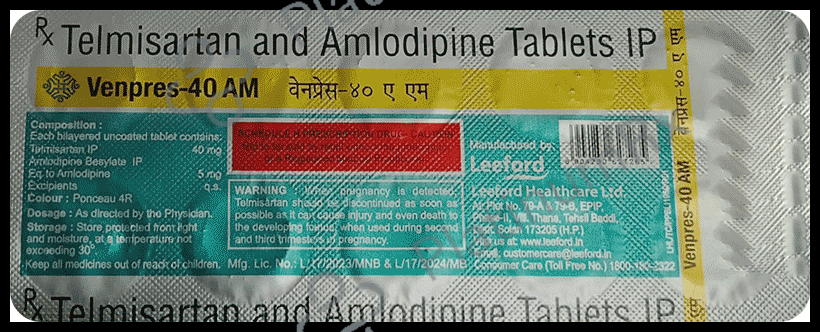 Venpres AM 40/5mg Tablet 10s