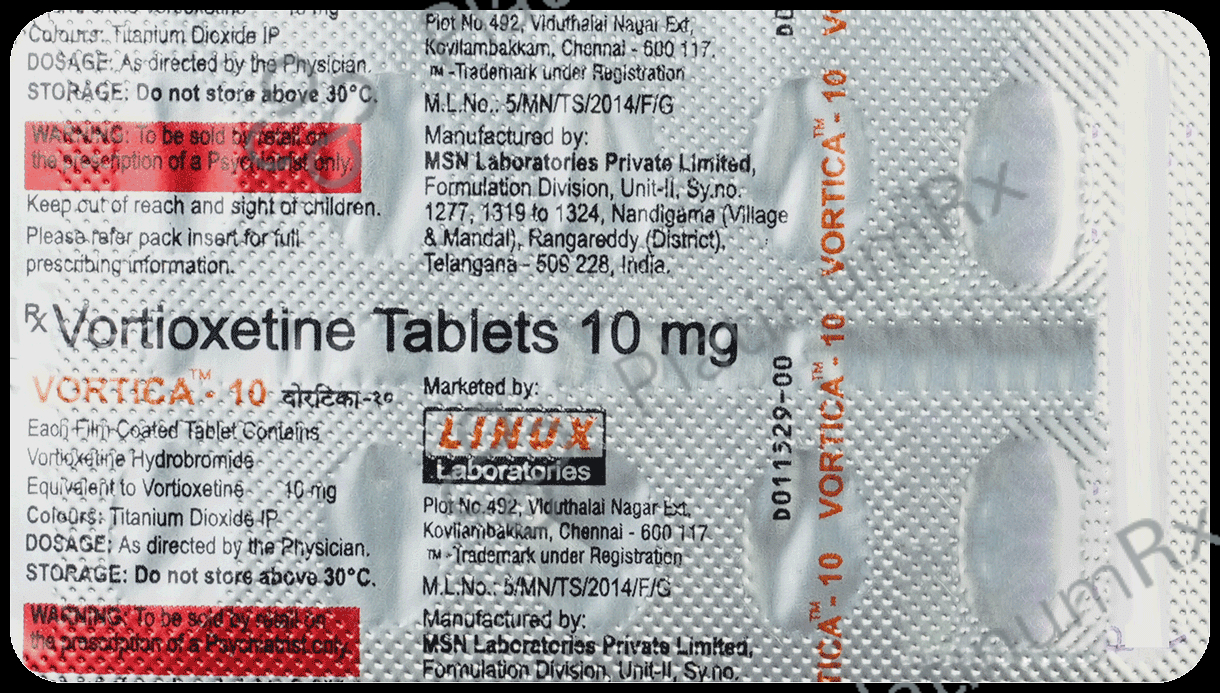 Vortica 10mg Tablet 10s