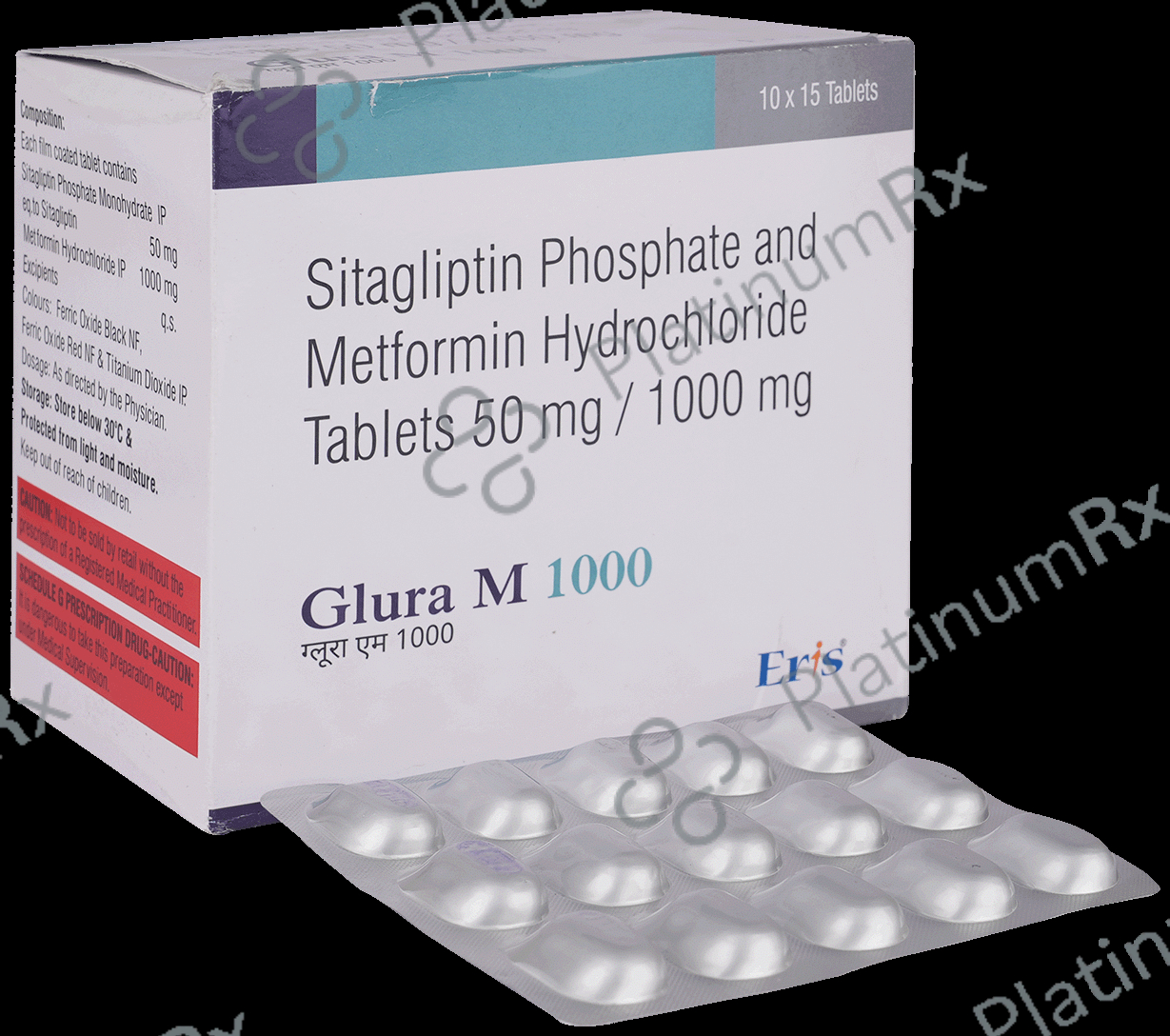 Glura M 1000/50mg Tablet 15s