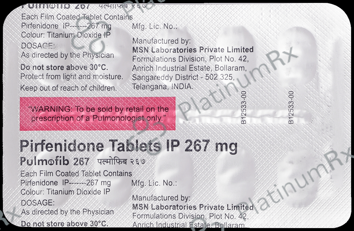 Pulmofib 267mg Tablet