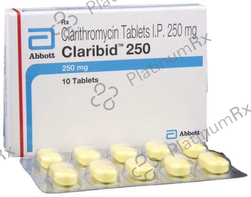 Claribid 250mg Tablet 10s
