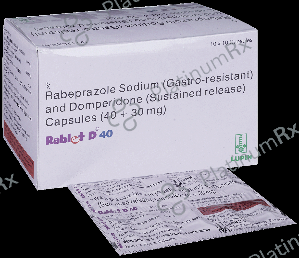 Rablet D 40/30mg Capsule SR 10s