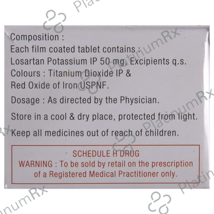 Losar 50mg Tablet 15s