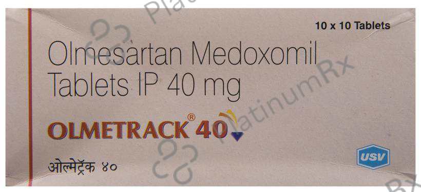 Olmetrack 40mg Tablet 10s