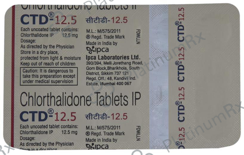 CTD 12.5mg Tablet 15s