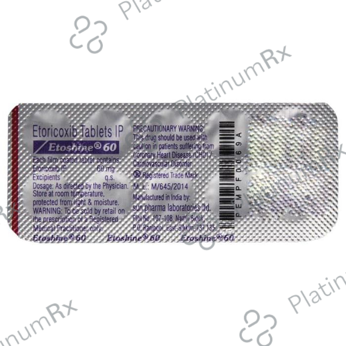 Etoshine 60mg Tablet 10s