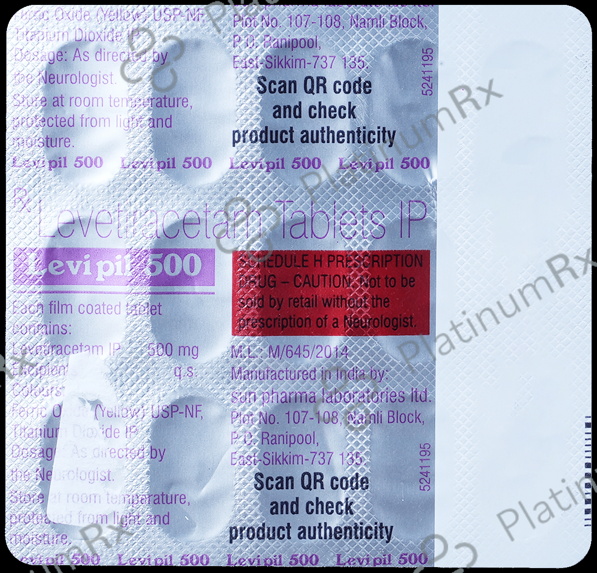 Levipil 500mg Tablet 15s