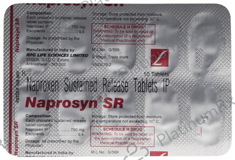 Naprosyn 750mg SR Tablet 10s
