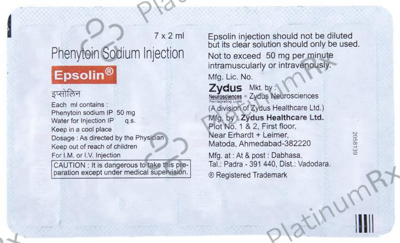 Epsolin 50mg Injection 7s